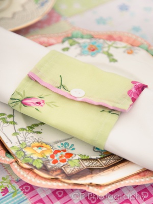 Vintage fabric napkin by Fuschia